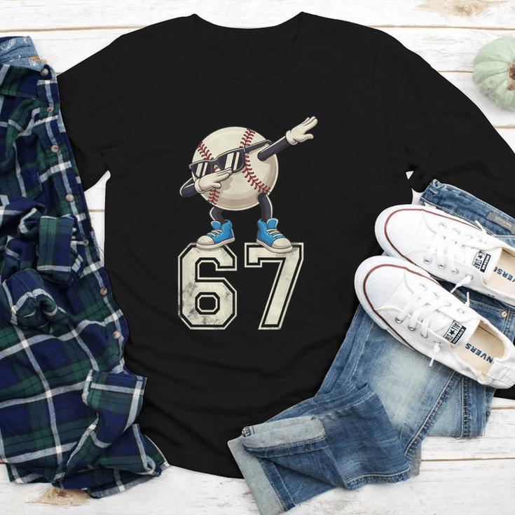 Boys Kids 67 Six Seven Sunglasses Dabbing Baseball Lover Youth Long Sleeve Tee Boys Kids 67 Six Seven Sunglasses Dabbing Baseball Lover Youth Long Sleeve Tee