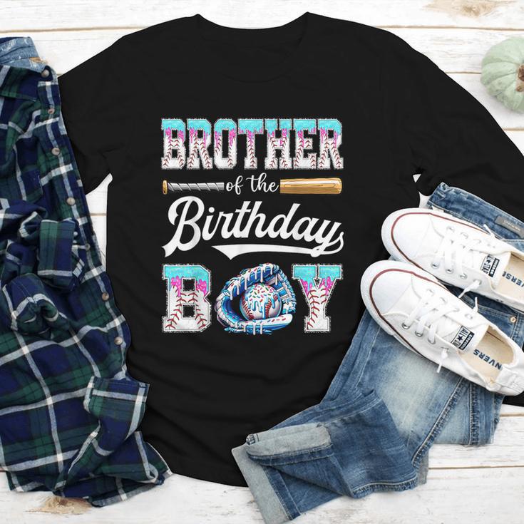 Brother Of The Birthday Boy Baseball Ice Cream Drip Matching Youth Long Sleeve Tee Brother Of The Birthday Boy Baseball Ice Cream Drip Matching Youth Long Sleeve Tee