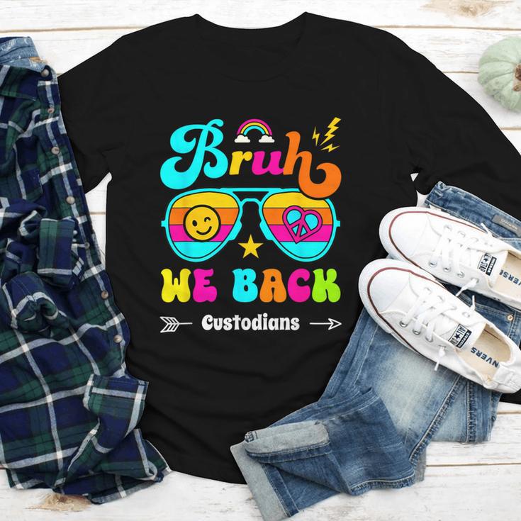 Bruh We Back Custodian Back To School Youth Long Sleeve Tee Bruh We Back Custodian Back To School Youth Long Sleeve Tee
