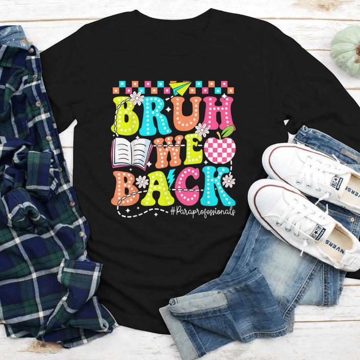 Bruh We Back Paraprofessional Back To School Youth Long Sleeve Tee Bruh We Back Paraprofessional Back To School Youth Long Sleeve Tee