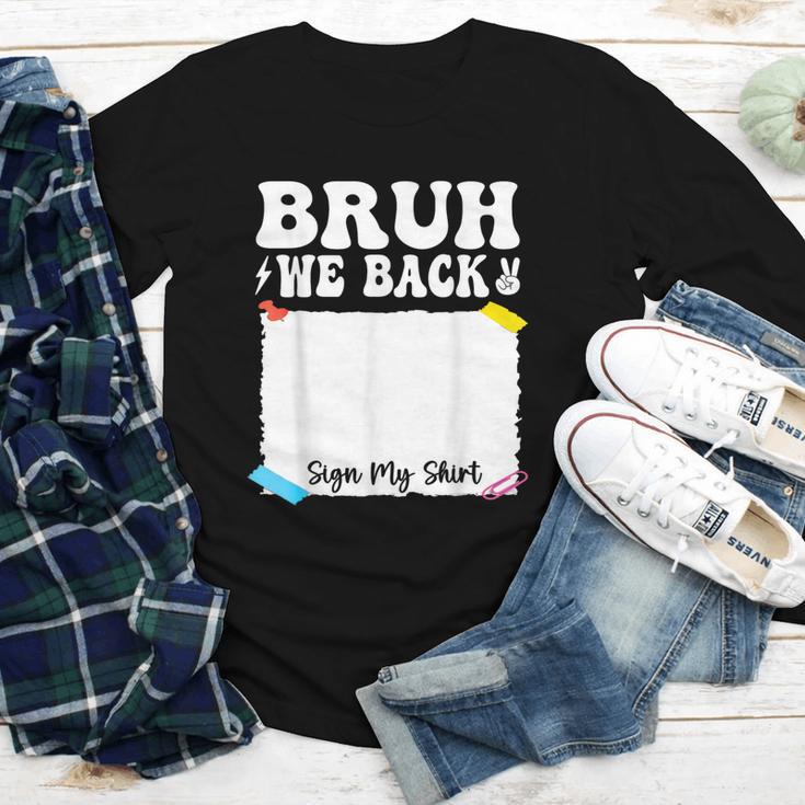 Bruh We Back To School First Day Boys Teens Student Sign My Youth Long Sleeve Tee Bruh We Back To School First Day Boys Teens Student Sign My Youth Long Sleeve Tee