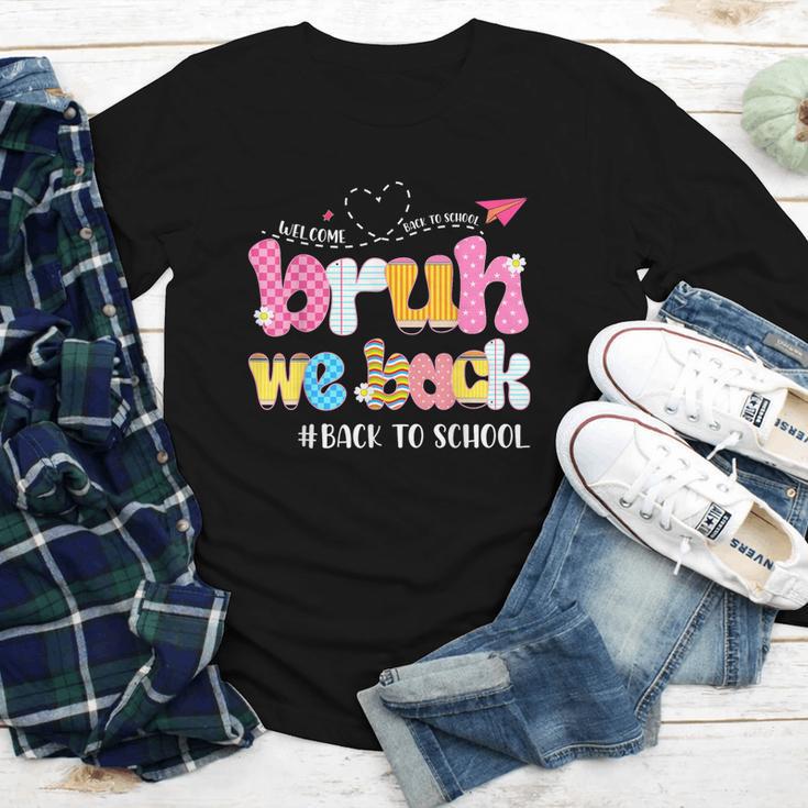Bruh We Back Back To School First Day Back To School Youth Long Sleeve Tee Bruh We Back Back To School First Day Back To School Youth Long Sleeve Tee