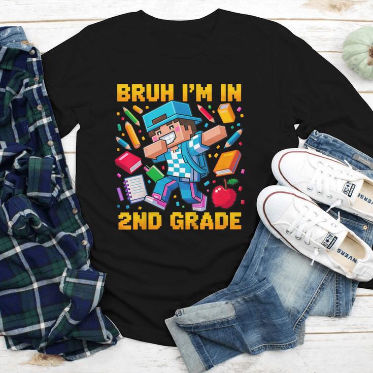 Bruh I'm In 2nd Grade Dabbing Boys Kids Gamer Back To School Youth Long Sleeve Tee Bruh I'm In 2nd Grade Dabbing Boys Kids Gamer Back To School Youth Long Sleeve Tee