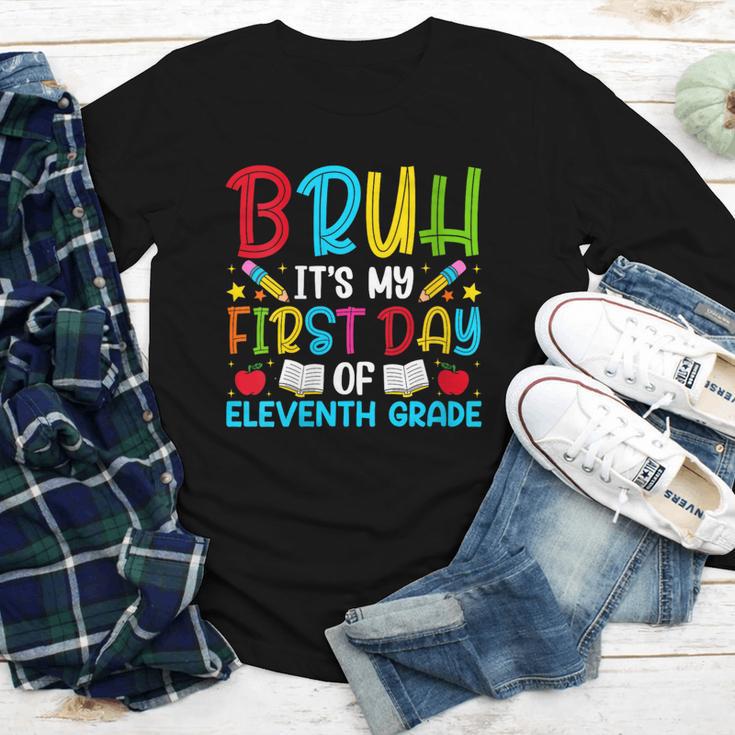 Bruh It's My First Day Of Junior Back To School Youth Long Sleeve Tee
