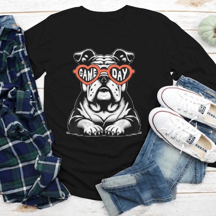 Bulldog Mascot Sports Fan Football Basketball Baseball Youth Long Sleeve Tee Bulldog Mascot Sports Fan Football Basketball Baseball Youth Long Sleeve Tee