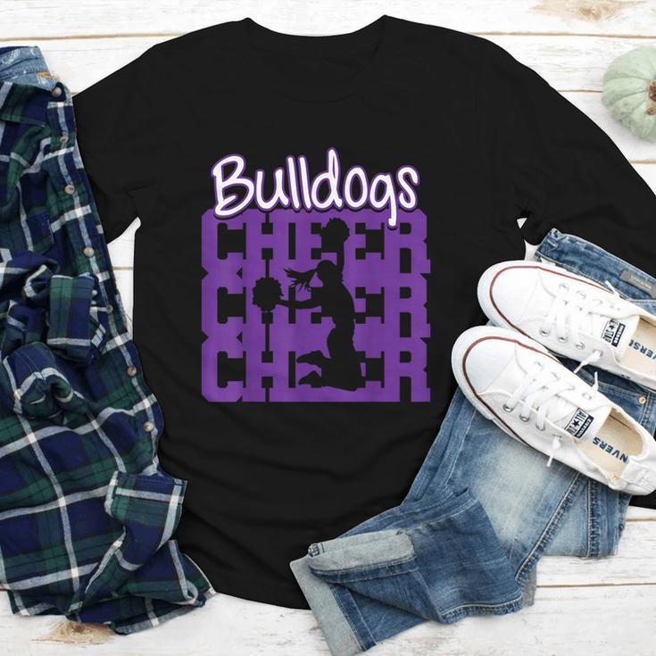 Bulldogs Cheer Back To School Cheerleading Spirit P Youth Long Sleeve Tee Bulldogs Cheer Back To School Cheerleading Spirit P Youth Long Sleeve Tee