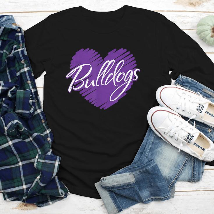Bulldogs Heart Back To School Spirit P Youth Long Sleeve Tee Bulldogs Heart Back To School Spirit P Youth Long Sleeve Tee
