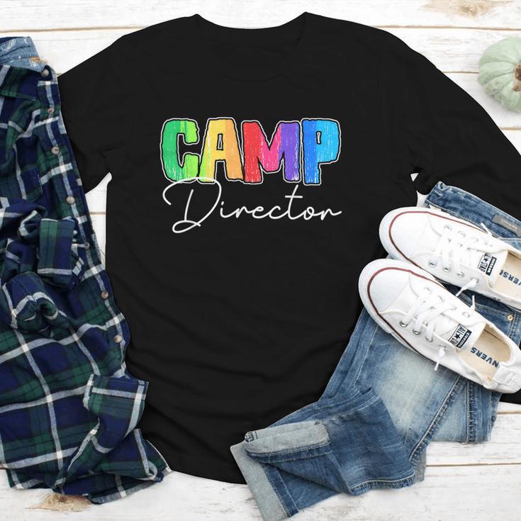 Camp Director Counselor Camper Camping Back To School Youth Long Sleeve Tee Camp Director Counselor Camper Camping Back To School Youth Long Sleeve Tee