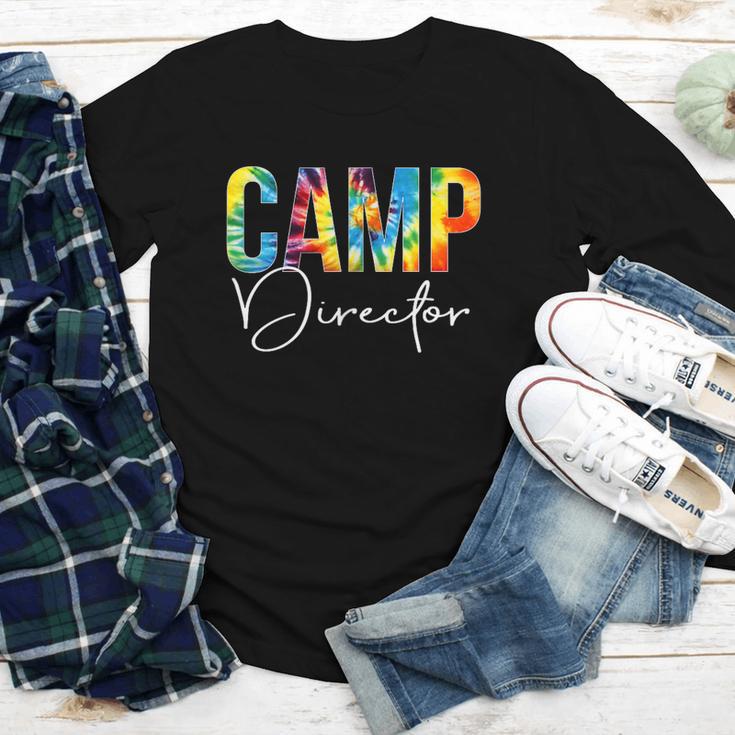 Camp Director Women Tie Dye Back To School Appreciation Day Youth Long Sleeve Tee Camp Director Women Tie Dye Back To School Appreciation Day Youth Long Sleeve Tee