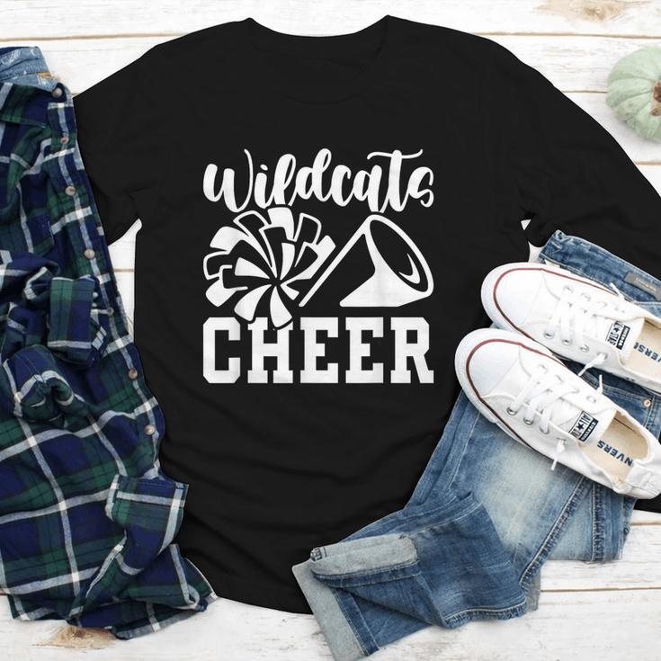 Cheer Wildcats Back To School Spirit Youth Long Sleeve Tee Cheer Wildcats Back To School Spirit Youth Long Sleeve Tee