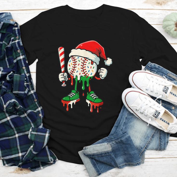 Christmas Baseball Drip For Boys Ice Cream Drip Baseball Youth Long Sleeve Tee Christmas Baseball Drip For Boys Ice Cream Drip Baseball Youth Long Sleeve Tee