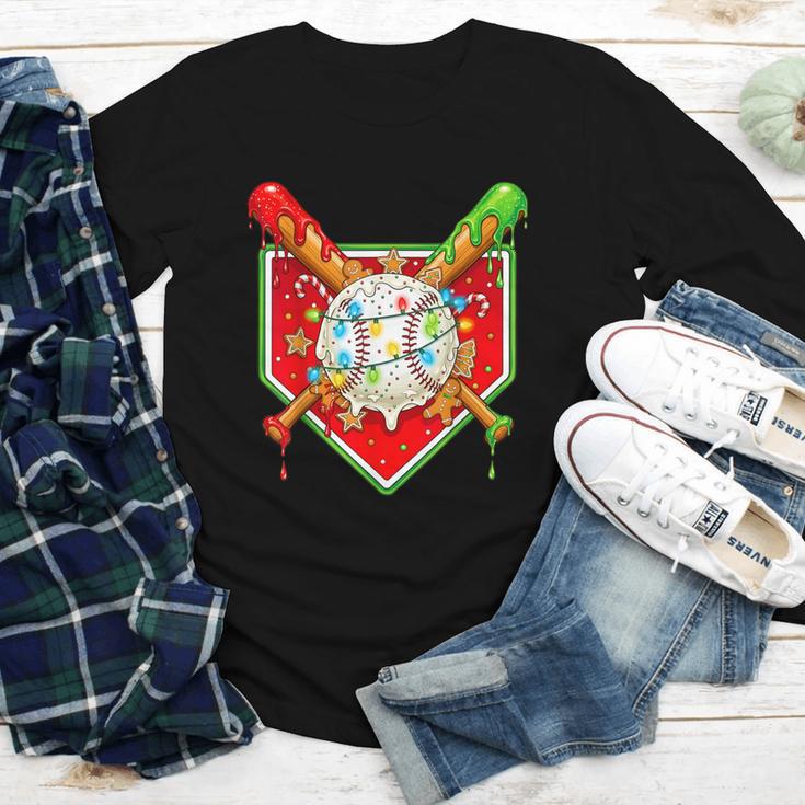 Christmas Baseball Ice Cream Drip Men Women Kids Youth Long Sleeve Tee Christmas Baseball Ice Cream Drip Men Women Kids Youth Long Sleeve Tee
