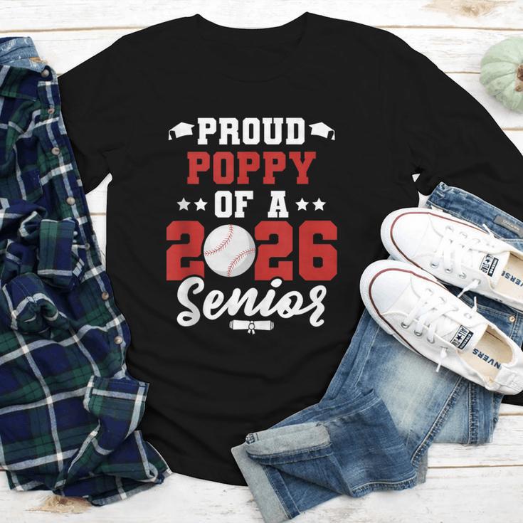 Class Of 2026 Senior Year Baseball Poppy 2026 Graduate Youth Long Sleeve Tee