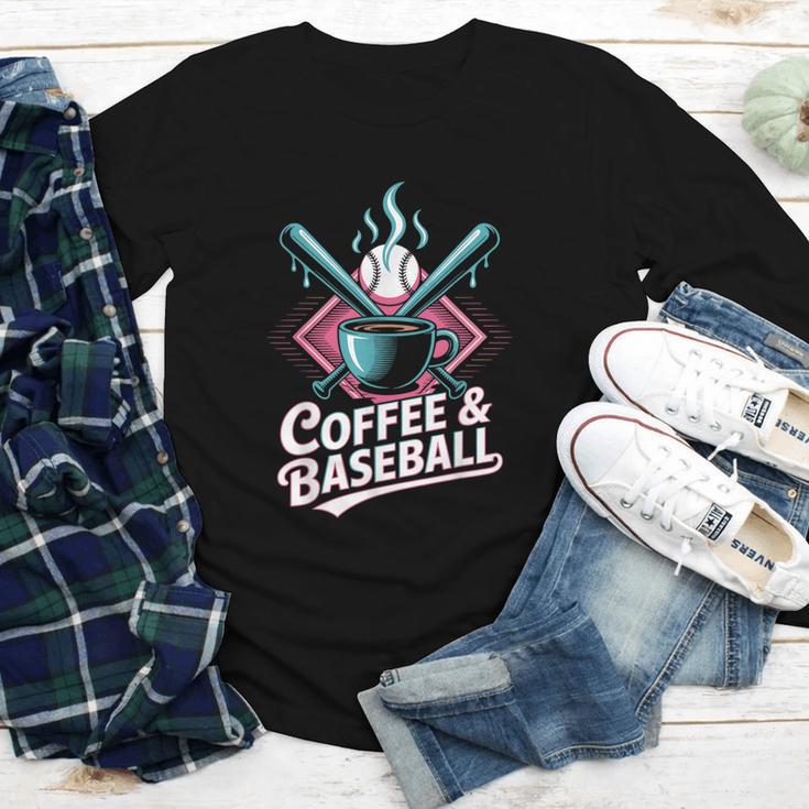 Coffee And Baseball Baseball Player Youth Long Sleeve Tee Coffee And Baseball Baseball Player Youth Long Sleeve Tee