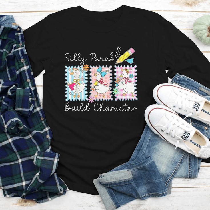 Coquette Back To School Silly Paras Build Character Youth Long Sleeve Tee Coquette Back To School Silly Paras Build Character Youth Long Sleeve Tee