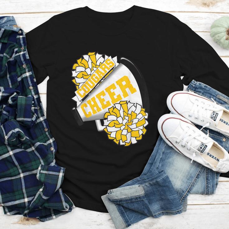 Cougars Cheer Back To School Cheerleading Spirit GY Youth Long Sleeve Tee Cougars Cheer Back To School Cheerleading Spirit GY Youth Long Sleeve Tee