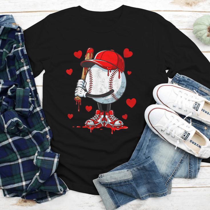 Cute Dripping Baseball Lover Valentines Day Boys Kids Youth Long Sleeve Tee Cute Dripping Baseball Lover Valentines Day Boys Kids Youth Long Sleeve Tee