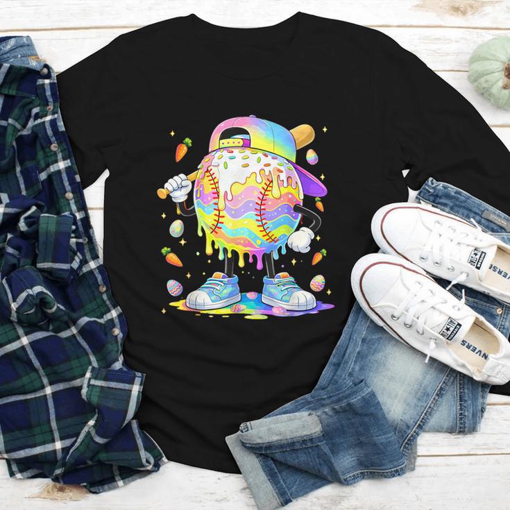 Cute Easter Baseball Ice Cream Boys Girls Kids Youth Long Sleeve Tee