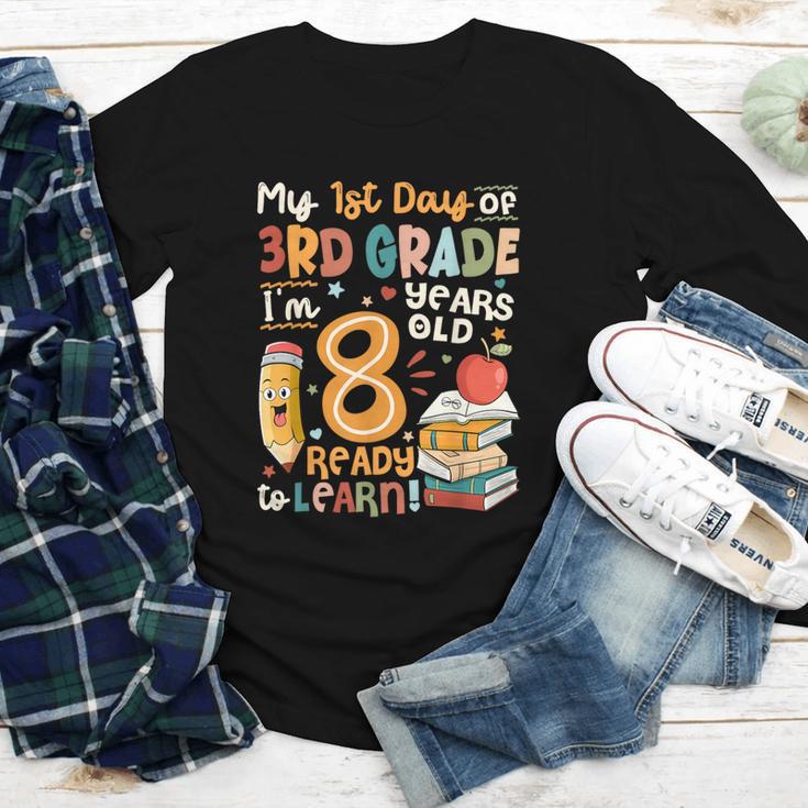 Cute My First Day Of 3rd Grade Back To School Boys Girls Youth Long Sleeve Tee Cute My First Day Of 3rd Grade Back To School Boys Girls Youth Long Sleeve Tee