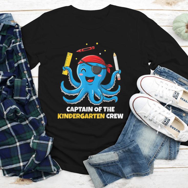 Cute Octopus Pirate Kindergarten Boys Kids Back To School Youth Long Sleeve Tee Cute Octopus Pirate Kindergarten Boys Kids Back To School Youth Long Sleeve Tee