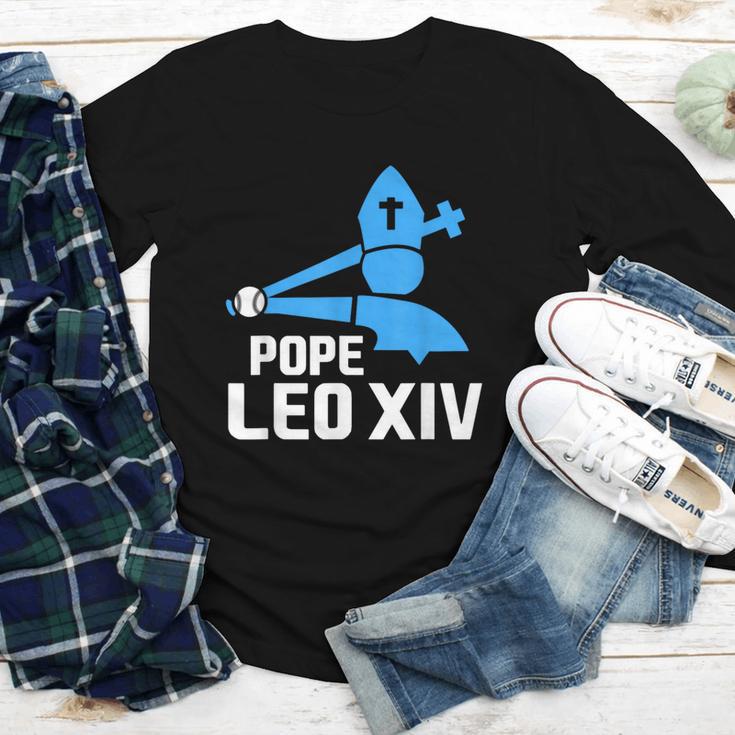 Da Pope Leo XIV Baseball Youth Long Sleeve Tee Da Pope Leo XIV Baseball Youth Long Sleeve Tee