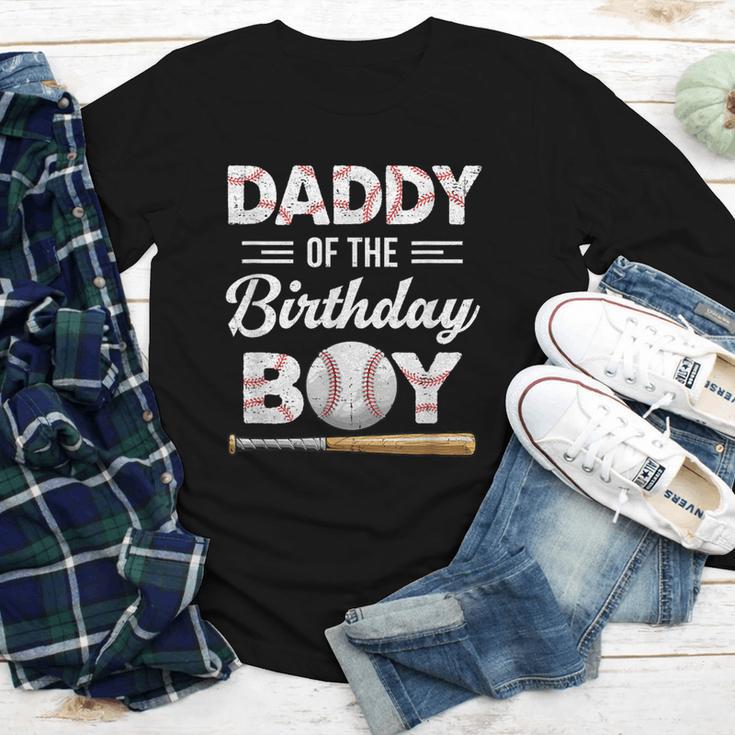Daddy Of The Birthday Boy Baseball Matching Family Youth Long Sleeve Tee