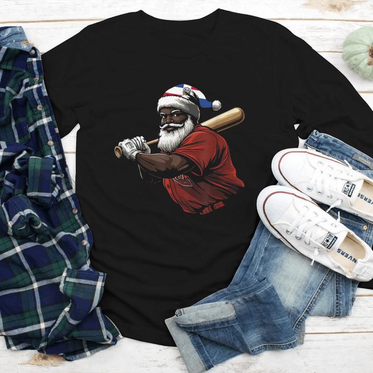 Dominican Republic Santa Christmas Baseball Beisbol Youth Long Sleeve Tee Dominican Republic Santa Christmas Baseball Beisbol Youth Long Sleeve Tee