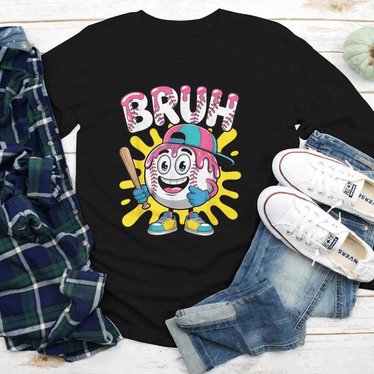 Drip Baseball Boy Youth Kid Ice Cream Dripping Baseball Bruh Youth Long Sleeve Tee Drip Baseball Boy Youth Kid Ice Cream Dripping Baseball Bruh Youth Long Sleeve Tee