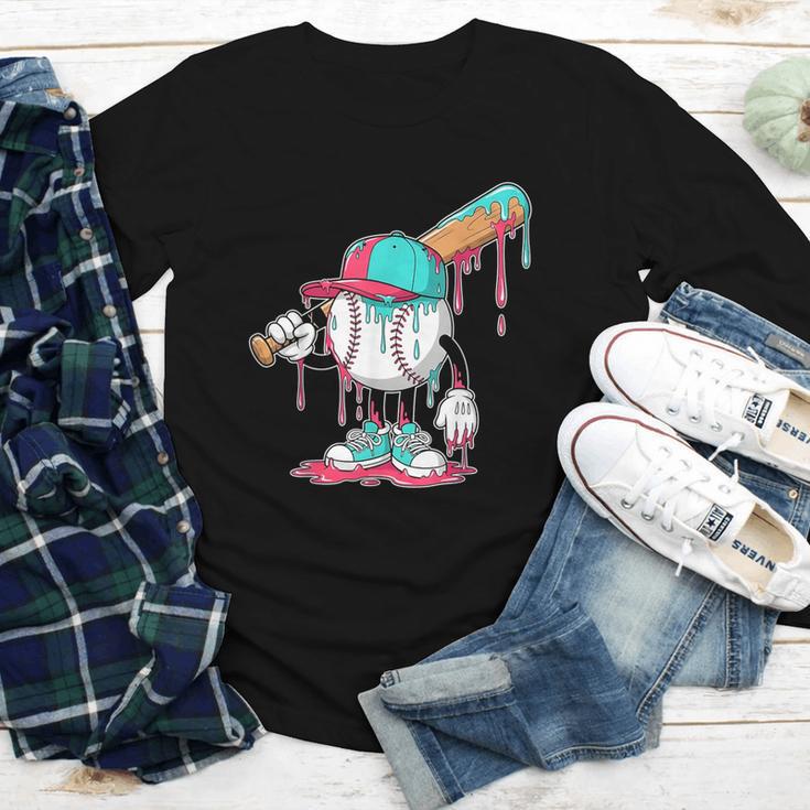 Drip Baseball For Boys Ice Cream Drip Youth Boys Sprinkles Youth Long Sleeve Tee