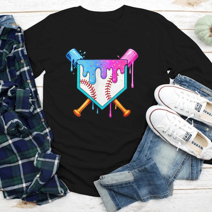 Dripping Baseball Pocket Respect The Drip Boys Baseball Youth Long Sleeve Tee