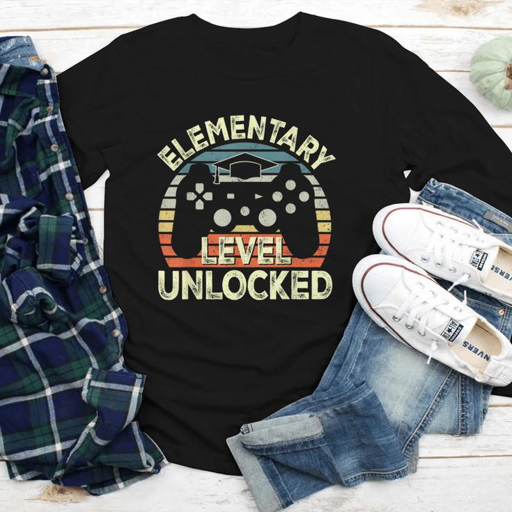 Elementary Level Unlocked Video Game Back To School Boys Youth Long Sleeve Tee Elementary Level Unlocked Video Game Back To School Boys Youth Long Sleeve Tee