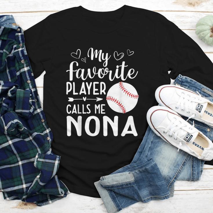 My Favorite Player Calls Me Nona Baseball Player Youth Long Sleeve Tee My Favorite Player Calls Me Nona Baseball Player Youth Long Sleeve Tee