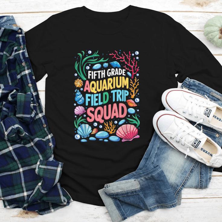 Fifth Grade Aquarium Trip Squad Matching Back To School Youth Long Sleeve Tee