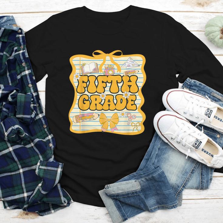 Fifth Grade Back To School Kids Girls Bow 5th Grade Groovy Youth Long Sleeve Tee Fifth Grade Back To School Kids Girls Bow 5th Grade Groovy Youth Long Sleeve Tee