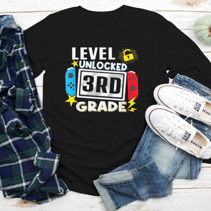 First Day Of 3rd Grade Level Unlocked Game Back To School Youth Long Sleeve Tee First Day Of 3rd Grade Level Unlocked Game Back To School Youth Long Sleeve Tee