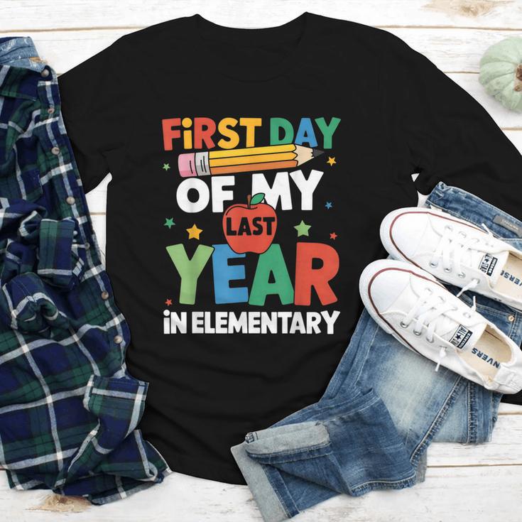 First Day Of My Last Year In Elementary Back To School Youth Long Sleeve Tee First Day Of My Last Year In Elementary Back To School Youth Long Sleeve Tee