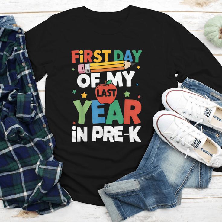 First Day Of My Last Year In Pre-k Back To School Youth Long Sleeve Tee First Day Of My Last Year In Pre-k Back To School Youth Long Sleeve Tee