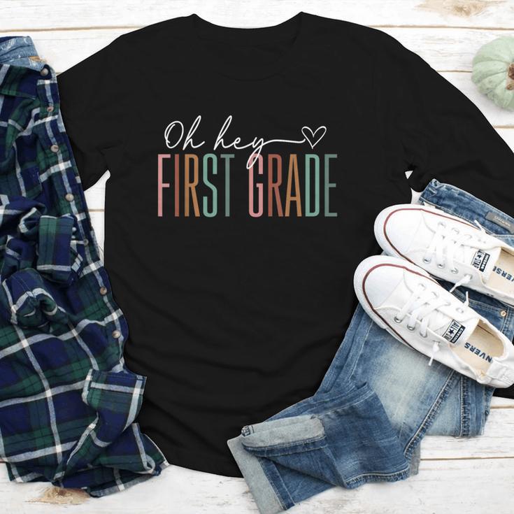 First Grade Oh Hey Retro Back To School 1st Grade Youth Long Sleeve Tee First Grade Oh Hey Retro Back To School 1st Grade Youth Long Sleeve Tee