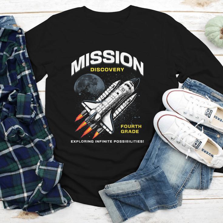 Fourth Grade Back To School Space Rocket Astronaut Youth Long Sleeve Tee Fourth Grade Back To School Space Rocket Astronaut Youth Long Sleeve Tee