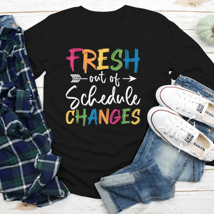 Fresh Out Of Schedule Changes Counselor Back To School Youth Long Sleeve Tee Fresh Out Of Schedule Changes Counselor Back To School Youth Long Sleeve Tee