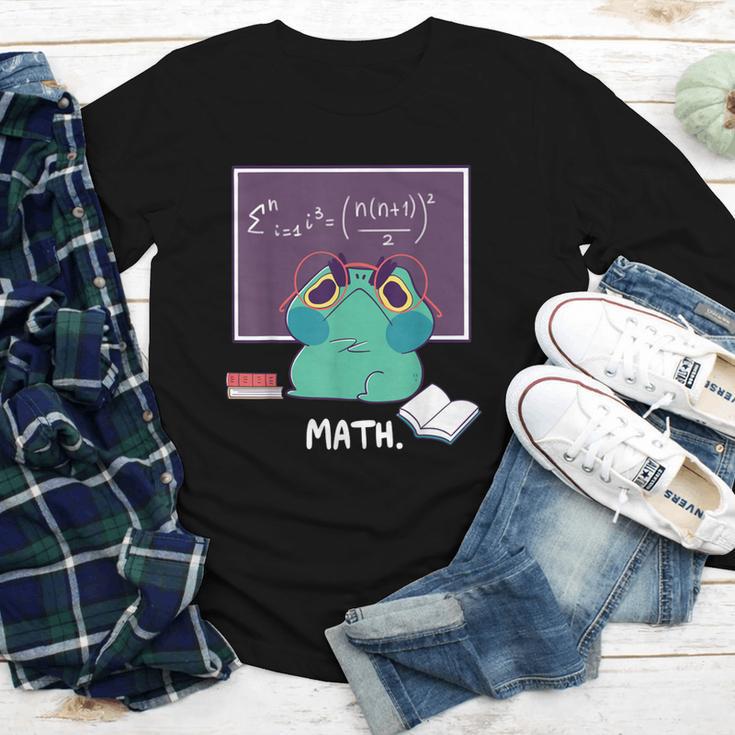 Frog Hates Math Kawaii Science Back To School Kids Youth Long Sleeve Tee Frog Hates Math Kawaii Science Back To School Kids Youth Long Sleeve Tee