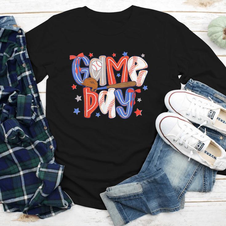 Game Day Baseball Lover Field Day Men Women Kid Youth Long Sleeve Tee Game Day Baseball Lover Field Day Men Women Kid Youth Long Sleeve Tee