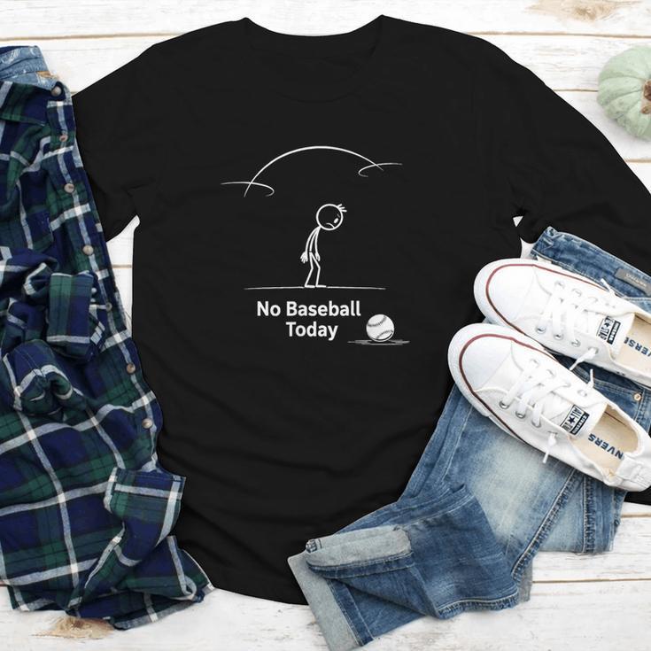 Game Day No Baseball Today Youth Long Sleeve Tee