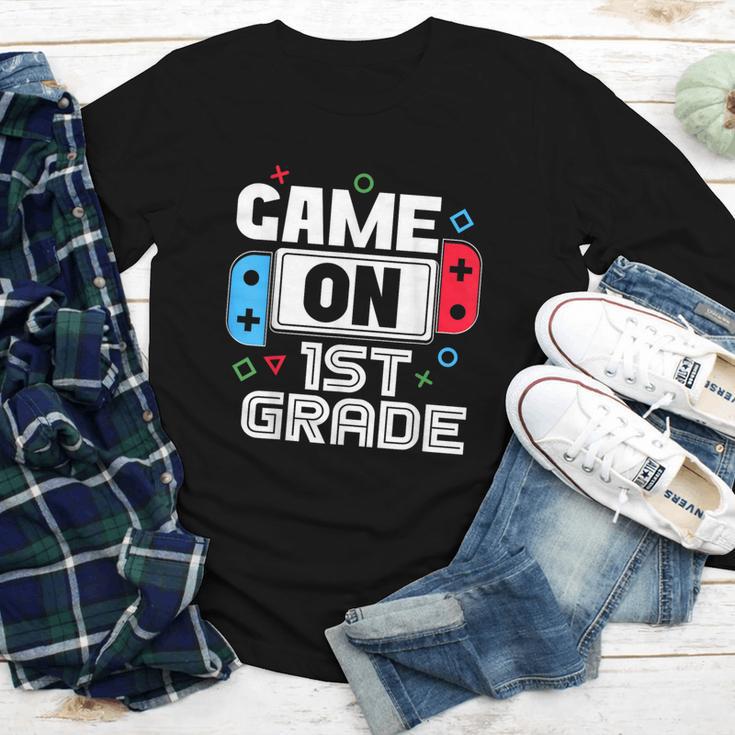 Gamer Back To School Game 1st Grade Kids Boys Youth Long Sleeve Tee Gamer Back To School Game 1st Grade Kids Boys Youth Long Sleeve Tee