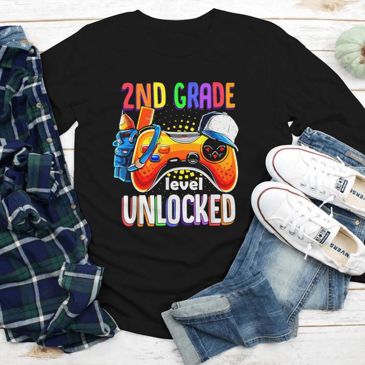 Gamer Back To School Gamepad 2nd Second Grade Level Unlocked Youth Long Sleeve Tee Gamer Back To School Gamepad 2nd Second Grade Level Unlocked Youth Long Sleeve Tee