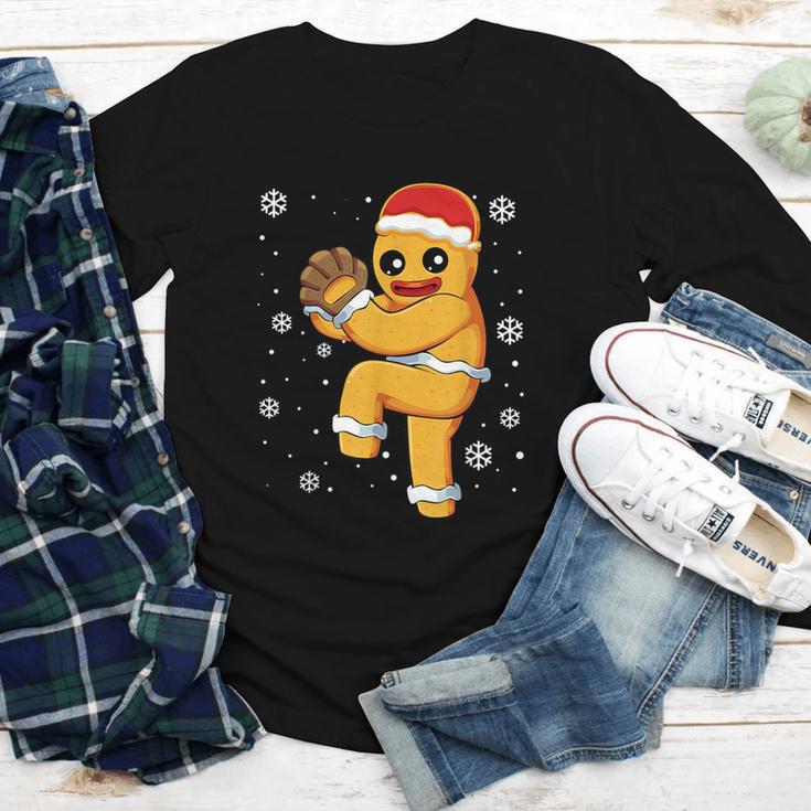 Gingerbread Man Baseball Christmas Youth Long Sleeve Tee Gingerbread Man Baseball Christmas Youth Long Sleeve Tee