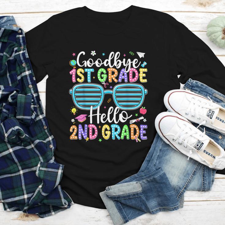 Goodbye 1st Grade Hello 2nd Grade Graduation Back To School Youth Long Sleeve Tee