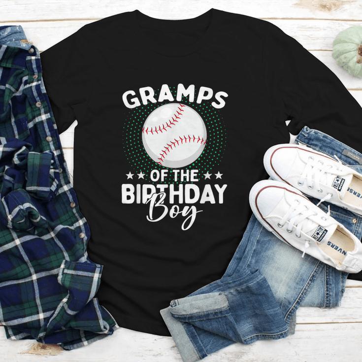 Gramps Of The Birthday Boy Baseball Player Birthday Youth Long Sleeve Tee Gramps Of The Birthday Boy Baseball Player Birthday Youth Long Sleeve Tee