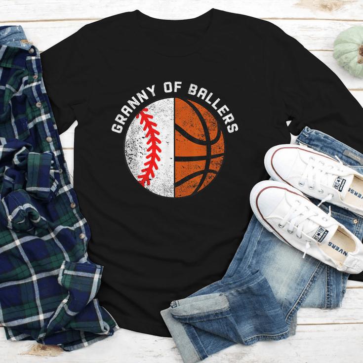 Granny Of Ballers Baseball Basketball Grandma Granny Youth Long Sleeve Tee Granny Of Ballers Baseball Basketball Grandma Granny Youth Long Sleeve Tee