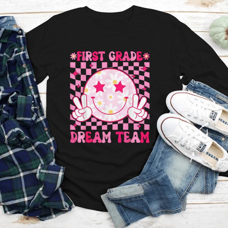 Groovy First Grade Dream Team Back To School 1st Grade Squad Youth Long Sleeve Tee Groovy First Grade Dream Team Back To School 1st Grade Squad Youth Long Sleeve Tee